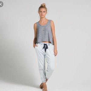 Abercrombie & Fitch light blue joggers